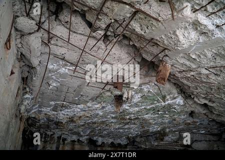 Ketrzyn, Gierloz, Polen - 11. Mai 2024 - Goring's Bunker bei Wolf's Lügner Stockfoto