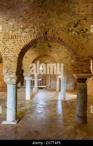 Moschee Almonaster la Real, islamisches Oratorium aus dem 9. Jahrhundert, Almonaster la Real, Huelva, Andalusien, Spanien Stockfoto