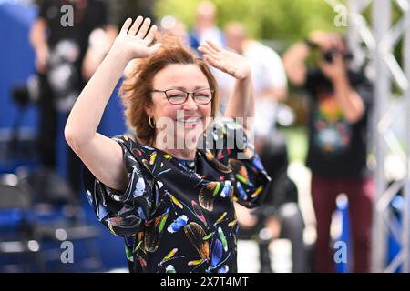 Cannes, Frankreich. Mai 2024. Catherine Frot nahm am 21. Mai 2024 am Misericorde Photocall im Rahmen der 77. Internationalen Filmfestspiele in Cannes Teil. Foto: Aurore Marechal/ABACAPRESS. COM Credit: Abaca Press/Alamy Live News Stockfoto