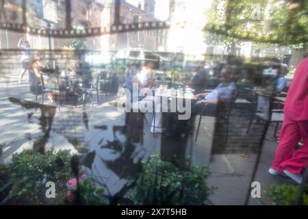 Esterni del locale in cui &#xe8; avvenuta l'aggressione Harry's Bar Via Veneto dolce vita, Il Paparazzo Rino Barillari aggredito da Gerard Depardieu, Martedi 21 Maggio 2024 Roma, Italia ( Foto Francesco Benvenuti /LaPresse) Außenansicht der Bar, in der der der Angriffstheke Harry's Bar Via Veneto dolce vita, Paparazzo Rino Barillari angegriffen von Gerard Depardieu, Dienstag, 21. Mai 2024 Rom, Italien ( Foto Francesco Benvenuti /LaPresse) Esterni del locale in cui &#xe8; avvenuta l'aggressione Harry's Bar Via Veneto dolce vita, Il Paparazzo Rino Barillari aggredito da Gerard Depardieu, Martedi 21 Stockfoto