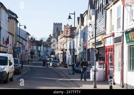 Geschäfte in Walton on the Naze, Essex, Großbritannien Stockfoto