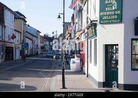 Geschäfte in Walton on the Naze, Essex, Großbritannien Stockfoto