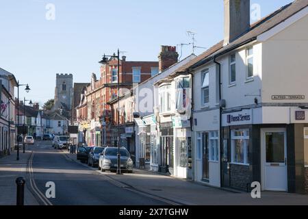 Geschäfte in Walton on the Naze, Essex, Großbritannien Stockfoto