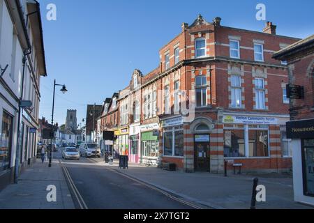 Geschäfte in Walton on the Naze, Essex, Großbritannien Stockfoto