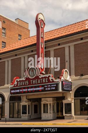 Theater der Troy University Davis im Zentrum von Montgomery Alabama Stockfoto