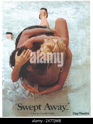 1974 Swept Away - Travolti da un insolito destino nell'azzurro Mare d'agosto - Lina Wertmüller Filmplakat Stockfoto