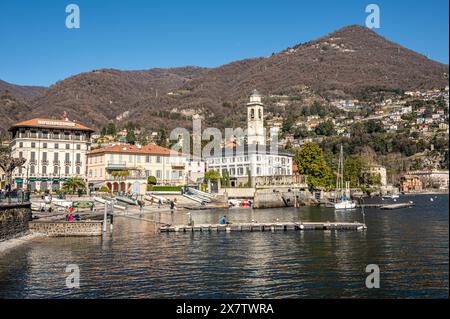 Cernobbio, italien - 03-03-2023: Die schöne Entdeckung von Cernobbio Stockfoto