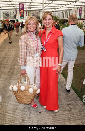 London, Großbritannien. Mai 2024. Anthea Turner und Fiona Bruce besuchten die RHS Chelsea Flower Show 2024 Press Day in London. (Foto: Brett Cove/SOPA Images/SIPA USA) Credit: SIPA USA/Alamy Live News Stockfoto