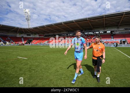 Doncaster, England - 18. Mai 2024 - Halbfinale des Rugby League Betfred Men's Challenge Cup, Hull Kingston Rovers gegen Wigan Warriors im Eco Power Stadium, Doncaster, UK Dean Williams Stockfoto