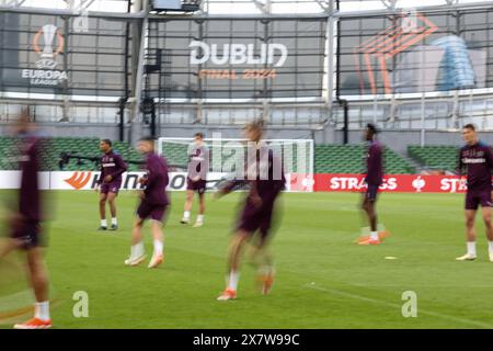 Dublino, IRLANDA. Mai 2024. 21/05/2024 Dublin, Vorspiel-Training für das Finale der Europa League 2024 Bayer Leverkusen Champions. Im Bild: (Kreditbild: © Fabio Sasso/ZUMA Press Wire) NUR REDAKTIONELLE VERWENDUNG! Nicht für kommerzielle ZWECKE! Stockfoto