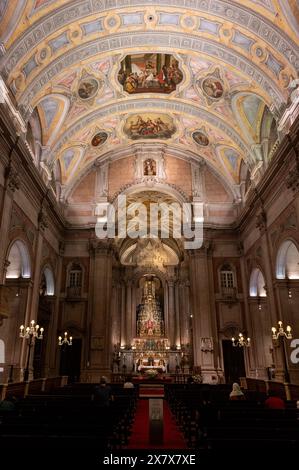 Igreja de São Nicolau [St. Nikolaus-Kirche] in Lissabon, Portugal. Stockfoto