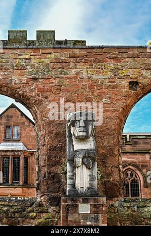 Ecce Homo, Statue von Sir Jacob Epstein, Kathedrale von Coventry, Coventry, England, USA K Stockfoto