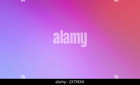 Farbverlauf in violetten und rosa Regenbogenfarben. Abstrakter, weicher Hintergrund Stockfoto