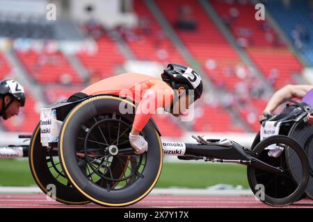 Hyogo, Japan. Mai 2024. Tomoki Suzuki (JPN) Athletics : Kobe 2024 Para Athletics World Championships Männer's 1500m T54 Final im Kobe Universiade Memorial Stadium in Hyogo, Japan . Quelle: AFLO SPORT/Alamy Live News Stockfoto