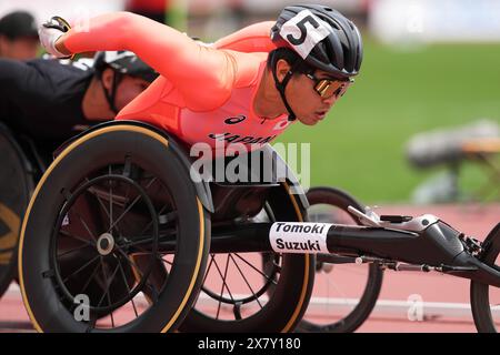 Hyogo, Japan. Mai 2024. Tomoki Suzuki (JPN) Athletics : Kobe 2024 Para Athletics World Championships Männer's 1500m T54 Final im Kobe Universiade Memorial Stadium in Hyogo, Japan . Quelle: AFLO SPORT/Alamy Live News Stockfoto