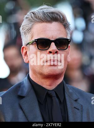 Cannes, Frankreich. Mai 2024. Der französische Musiker Benjamin Biolay kommt vor der Vorstellung des Films „Marcello Mio“ bei der 77. Ausgabe der Filmfestspiele in Cannes, Südfrankreich, am 21. Mai 2024. Quelle: Gao Jing/Xinhua/Alamy Live News Stockfoto