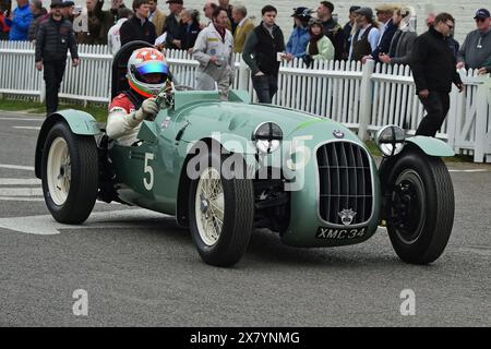 Bobby Verdon-Roe, HWM-Jaguar, Peter Collins Trophy, ein Rennen mit einem Fahrer von 25 Minuten für Sportwagen, die normalerweise konkurrieren Stockfoto