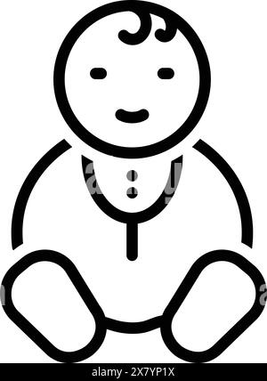 Symbol für Baby, infante Stock Vektor