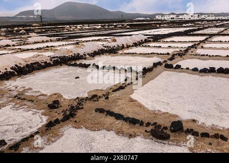 Salinas de Los Agujeros, Los Cocoteros, Lanzarote, Kanarische Inseln, Spanien Stockfoto