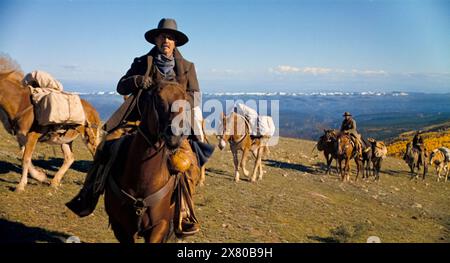 Horizon: An American Saga - Kapitel 1 (2023) mit Kevin Costner. Zweiteiliges Epic Western mit einer 15-jährigen Geschichte der Expansion und Besiedlung des amerikanischen Westens vor und nach dem Bürgerkrieg. Werbung noch ***NUR REDAKTIONELLE VERWENDUNG***. Quelle: BFA / Warner Bros Stockfoto