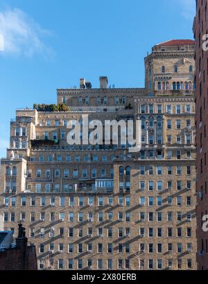 Wohnhaus, 24 Fifth Avenue, Manhattan, New York City, USA Stockfoto