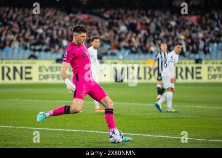 Melbourne, Victoria, Australien. Mai 2024. MELBOURNE, AUSTRALIEN - 22. MAI: Nick Pope aus Newcastle United während der Global Football Week am 22. Mai 2024 in Melbourne, Australien, während er Tottenham Hotspur spielt (Foto: © Chris Putnam/ZUMA Press Wire) NUR REDAKTIONELLE VERWENDUNG! Nicht für kommerzielle ZWECKE! Stockfoto