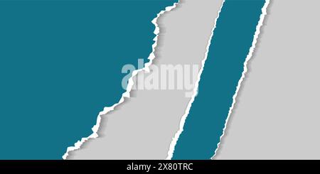 Abstraktes Graues Papier Mit Zerrissenem Design Stock Vektor