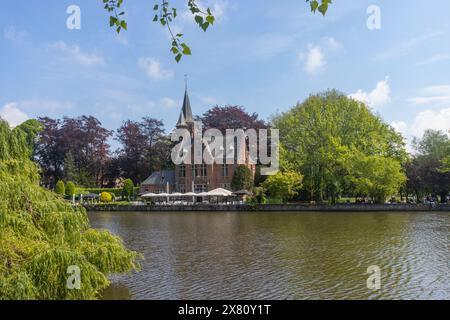 Castillo de la Faille, Kasteel Minnewater Brügge, Belgien Stockfoto