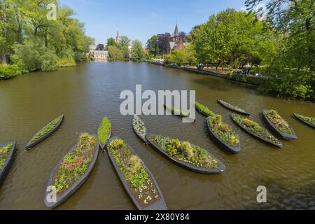 Castillo de la Faille, Kasteel Minnewater Brügge, Belgien Stockfoto