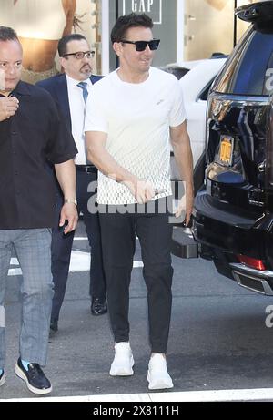 New York, USA. Mai 2024. New York, NY, USA. Mai 2024. Jeremy Renner wurde am 22. Mai 2024 bei Good Morning America in New York City gesehen. Credit: RW/Media Punch/Alamy Live News Credit: MediaPunch Inc/Alamy Live News Stockfoto