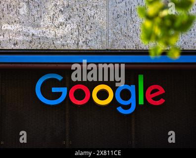 Zürich, Schweiz - 16. Mai 2024: Google ist ein multinationales Technologieunternehmen, das sich auf internetbezogene Dienstleistungen und Produkte spezialisiert hat Stockfoto