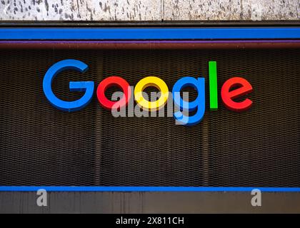 Zürich, Schweiz - 16. Mai 2024: Google ist ein multinationales Technologieunternehmen, das sich auf internetbezogene Dienstleistungen und Produkte spezialisiert hat Stockfoto