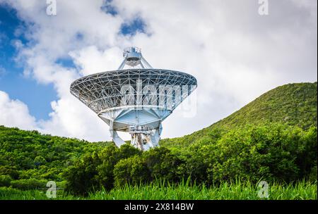 St. Croix, amerikanische Jungferninseln - 8. September 2016: Dies ist eines von einem Netzwerk von Beobachtungsstationen in den USA, die genutzt wurden, um den Kosmos zu studieren. Stockfoto