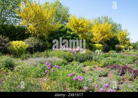 Der June Garden in Breezy Knie Gardens Stockfoto