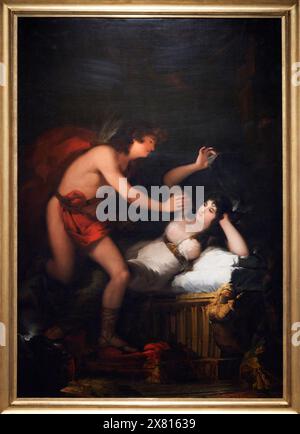 Allegory of Love, Cupid and Psyche [?], 1798-1805, Francisco de Goya, (Fuendetodos, 1746 - Bordeus, 1828), Nationalmuseum für katalanische Kunst, Museu Nacio Stockfoto