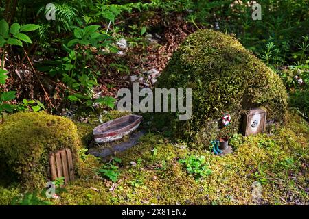 Latheronwheel Strath, Fairy Glen Walk, Caithness, Schottland, Großbritannien Stockfoto