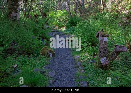 Latheronwheel Strath, Fairy Glen Walk, Caithness, Schottland, Großbritannien Stockfoto