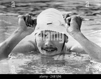 Aktenfoto vom 24.02.1975 von David Wilkie. Der britische Olympiasieger David Wilkie ist im Alter von 70 Jahren gestorben. Stockfoto