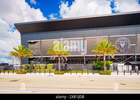 Fort Lauderdale, FL, USA - 22. Mai 2024: Fotos des Chase Stadions, ehemals DRV PNK Inter Miami CF Stockfoto