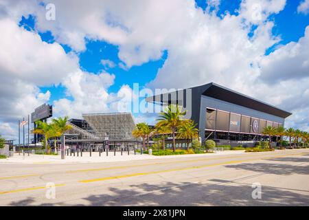 Fort Lauderdale, FL, USA - 22. Mai 2024: Fotos des Chase Stadions, ehemals DRV PNK Inter Miami CF Stockfoto