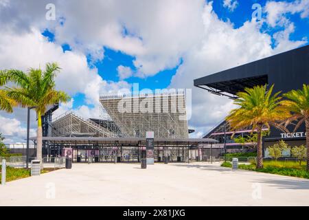 Fort Lauderdale, FL, USA - 22. Mai 2024: Fotos des Chase Stadions, ehemals DRV PNK Inter Miami CF Stockfoto