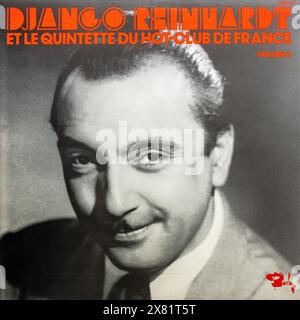 Django Reinhardt et le Quintette du Hot Club de France Band 2 Albumcover, Vinyl-LP-Platte Stockfoto