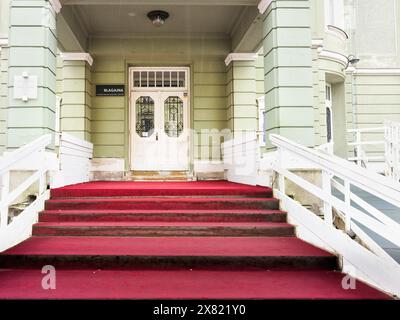 Slowenisches Nationaltheater, Ljubljana, Slowenien. Stockfoto