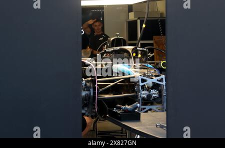 Monaco, Frankreich. Mai 2024. © PHOTOPQR/NICE MATIN/Jean Francois Ottonello ; Monaco ; 22/05/2024 ; Ambiance dans la pitlane avant le Debut du Grand Prix de Monaco - Credit: MAXPPP/Alamy Live News Stockfoto