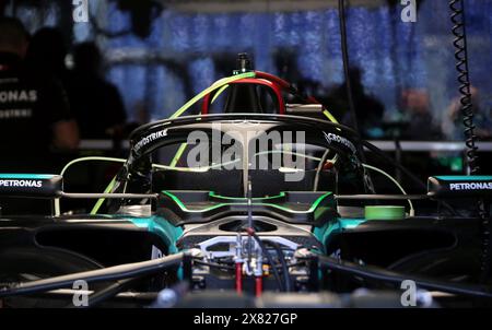 Monaco, Frankreich. Mai 2024. © PHOTOPQR/NICE MATIN/Jean Francois Ottonello ; Monaco ; 22/05/2024 ; Ambiance dans la pitlane avant le Debut du Grand Prix de Monaco - Credit: MAXPPP/Alamy Live News Stockfoto