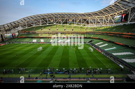 Dublin, Irland. Mai 2024. Fußball: Europa League, vor dem Finale Atalanta Bergamo - Bayer Leverkusen, trainiert Bayer Leverkusen im Aviva Stadion. Quelle: Jan Woitas/dpa/Alamy Live News Stockfoto