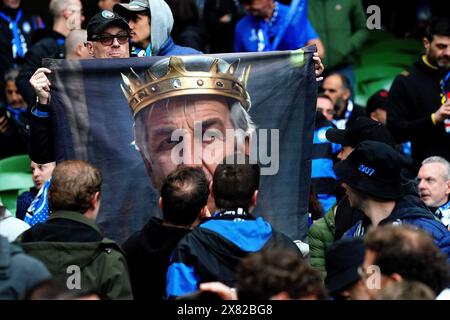 Dublin, Irland. Mai 2024. AtalantaÕs Fans vor dem Fußballspiel der UEFA Europa League zwischen Atalanta BC und Bayer Leverkusen in der Dublin Arena in Dublin, Irland - Mittwoch, den 22. Mai 2024. Sport - Fußball . (Foto: Spada/LaPresse) Credit: LaPresse/Alamy Live News Stockfoto