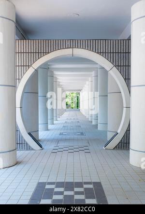 Tai Chi Garden Pavillon im Hong Kong Park auf Hong Kong Island, China Stockfoto