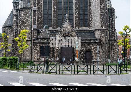 Anderlecht, Hauptstadt Brüssel, Belgien - 18. Mai 2024 - katholische Kirche St. Franziskus Xavier Stockfoto