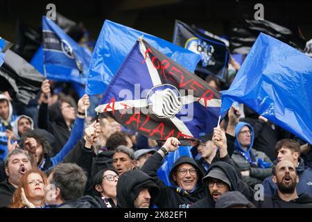 Dublin, Großbritannien. Mai 2024. Atalanta Fans vor dem Atalanta B. C gegen Bayer 04 Leverkusen UEFA Europa League Finale im Aviva Stadium, Dublin, Irland am 22. Mai 2024 Credit: Every Second Media/Alamy Live News Stockfoto